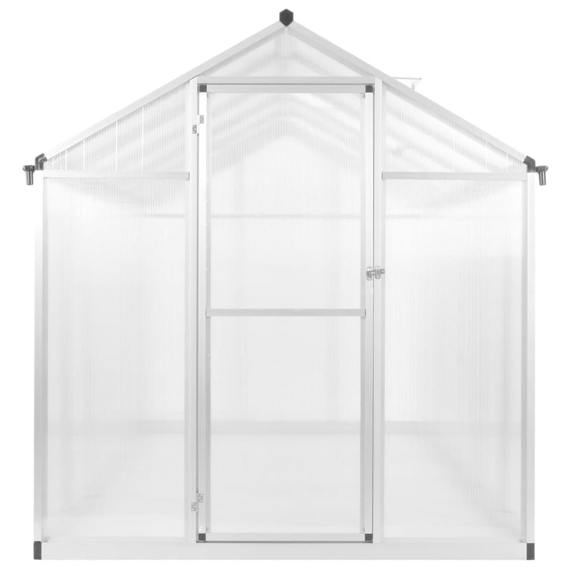 vidaXL alumínium melegház 421 x 190 x 195 cm 15,6 m³