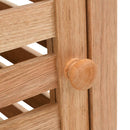 vidaXL tömör diófa fürdőszobai tárolószekrény 39,5 x 35,5 x 86 cm