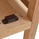 vidaXL tömör diófa fürdőszobai tárolószekrény 39,5 x 35,5 x 86 cm