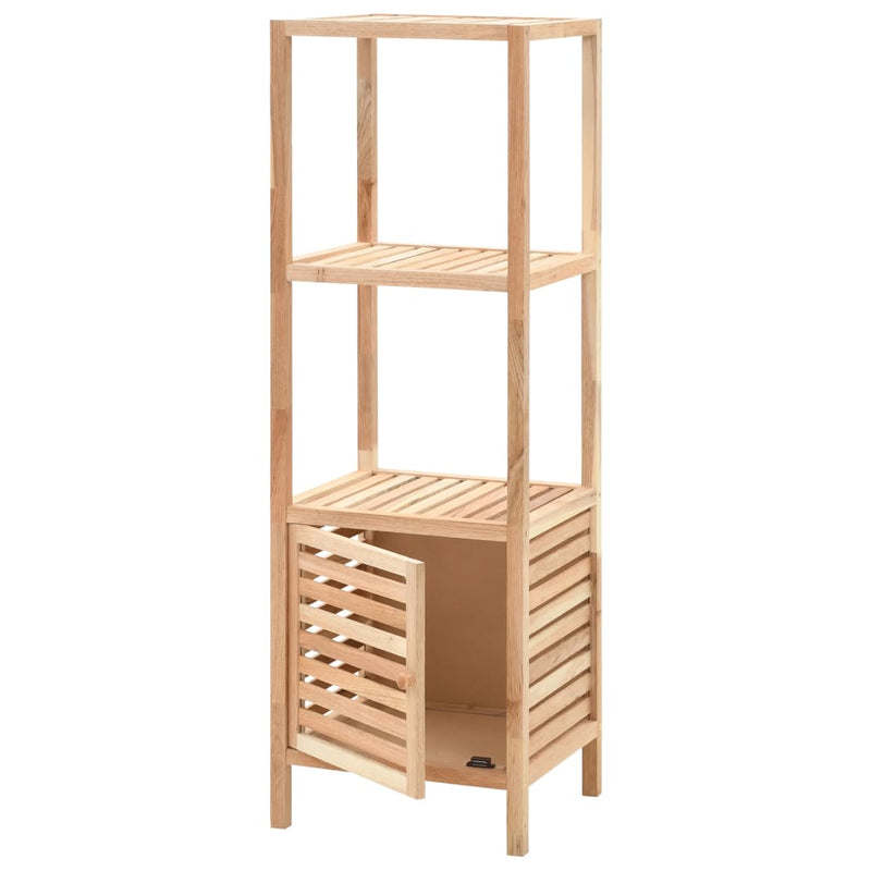 vidaXL tömör diófa fürdőszobai tárolószekrény 39,5 x 35,5 x 123 cm