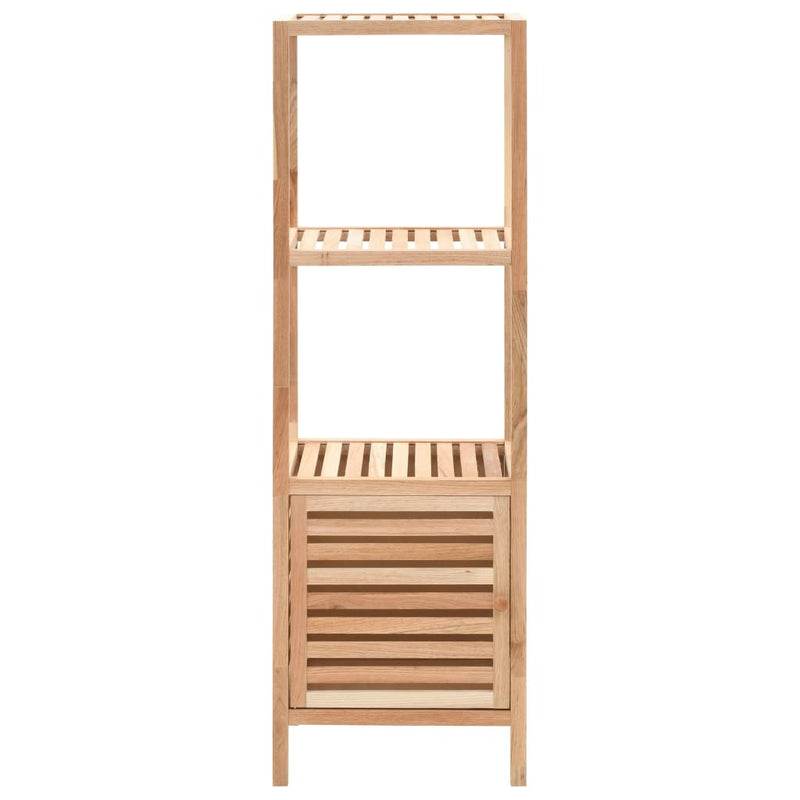 vidaXL tömör diófa fürdőszobai tárolószekrény 39,5 x 35,5 x 123 cm