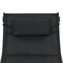 vidaXL barna polyrattan és textilén napozóágy