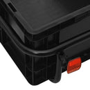 vidaXL kék acél kerékpár-utánfutó/kézikocsi 155 x 60 x 83 cm