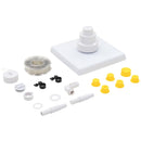 vidaXL 13 darabos fehér görög stílusú medenceszökőkút