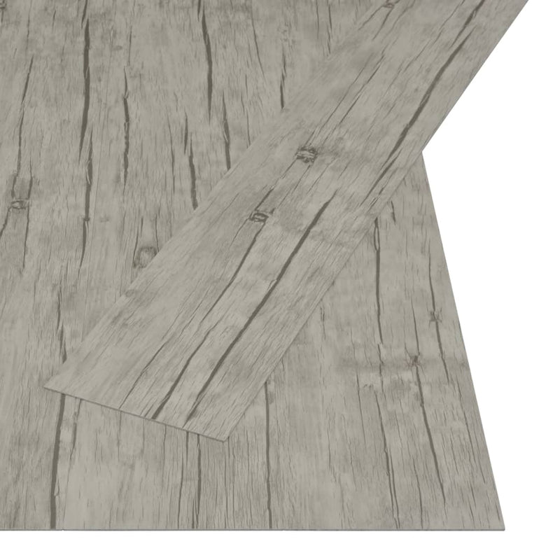 vidaXL fakó tölgyszínű öntapadós PVC padló burkolólap 4,46 m² 3 mm