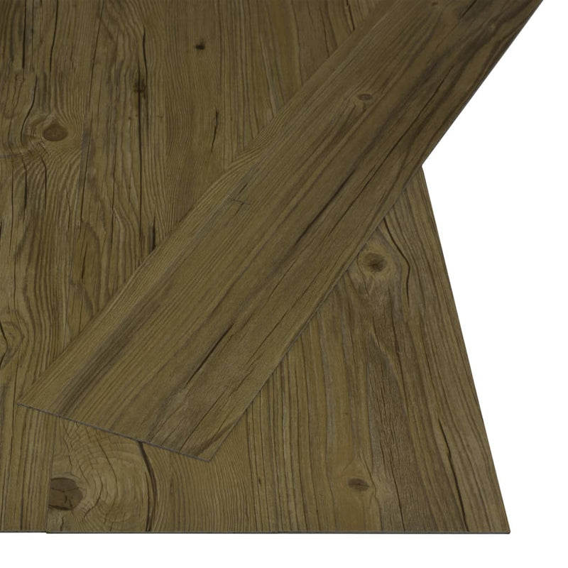 vidaXL barna öntapadós PVC padlódeszkák 4,46 m² 3 mm