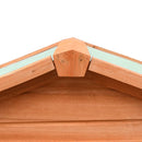 vidaXL tömör fenyő- és jegenyefa nyúlketrec 310x70x87  cm