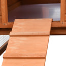 vidaXL tömör fenyő- és jegenyefa nyúlketrec 310x70x87  cm