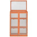 vidaXL fa melegház 75 x 47 x 109 cm