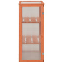 vidaXL fa melegház 75 x 47 x 109 cm