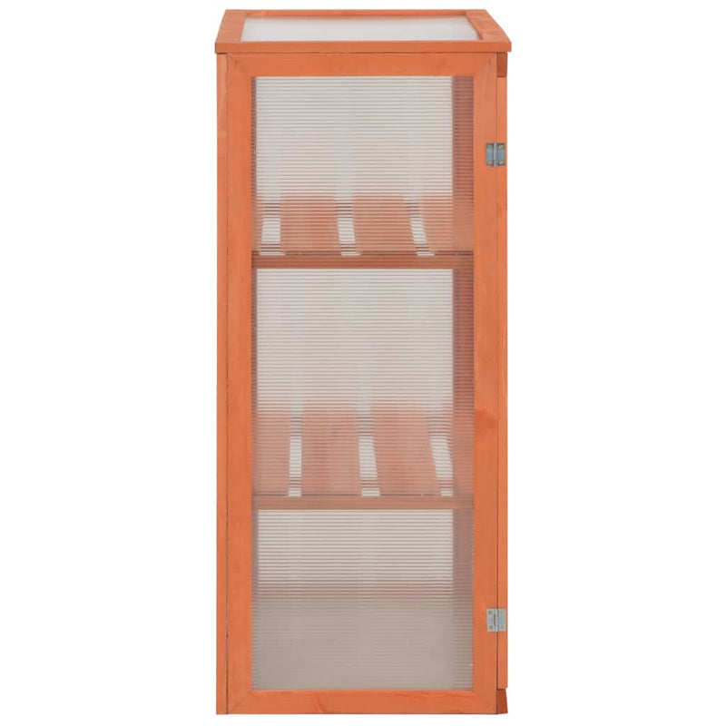 vidaXL fa melegház 75 x 47 x 109 cm