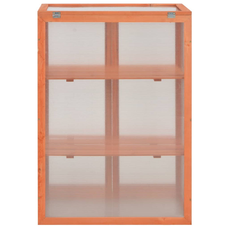 vidaXL fa melegház 75 x 47 x 109 cm