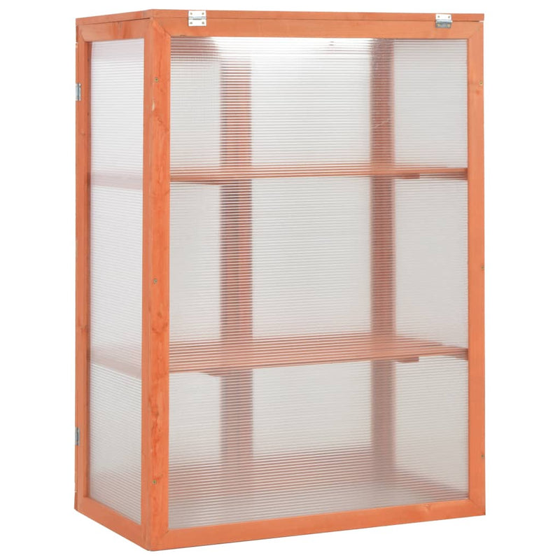 vidaXL fa melegház 75 x 47 x 109 cm