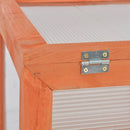 vidaXL fa melegház 75 x 47 x 109 cm