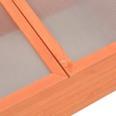 vidaXL fa melegház 100 x 50 x 34 cm