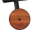 vidaXL tömör akácfa napozóágy acéllábakkal