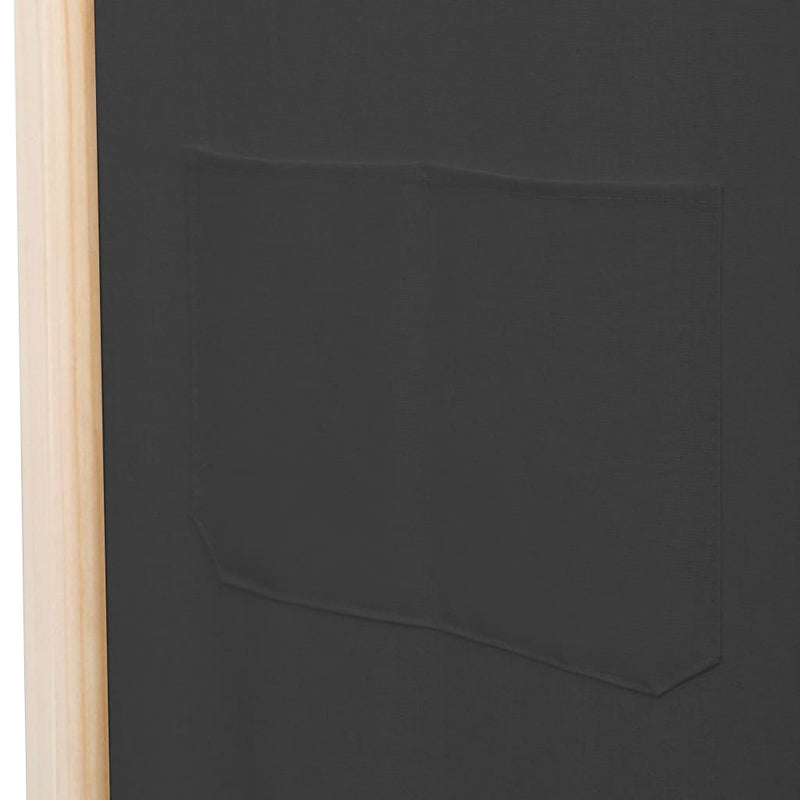 vidaXL szürke 6-paneles szövetparaván 240 x 170 x 4 cm