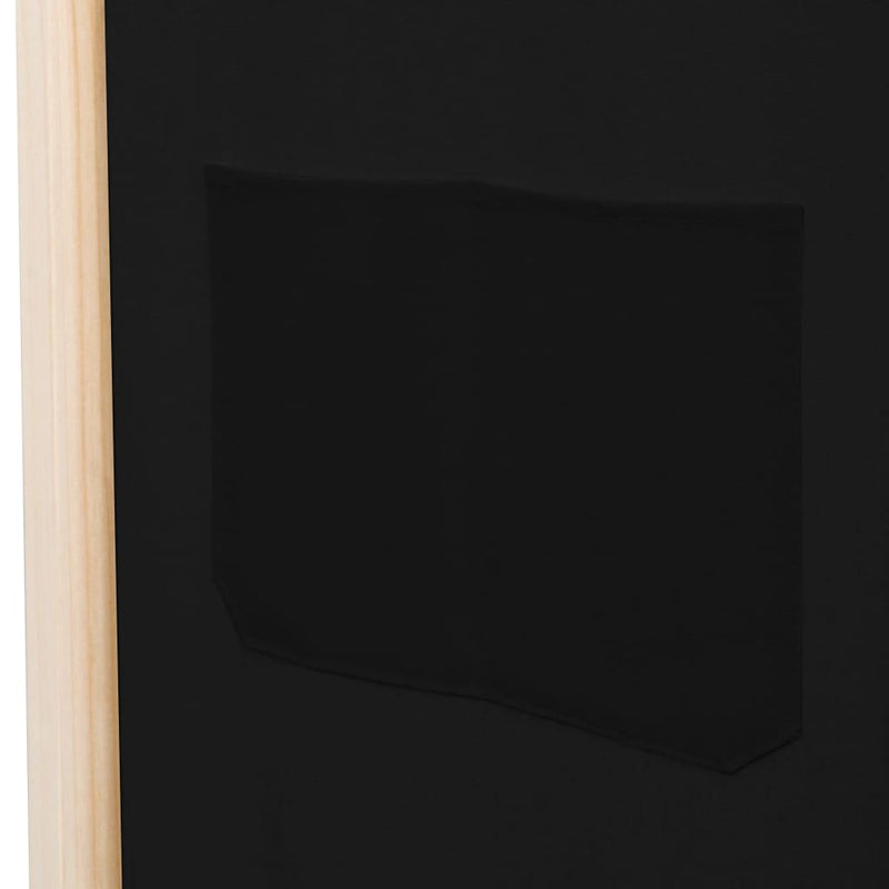 vidaXL fekete 6-paneles szövetparaván 240 x 170 x 4 cm