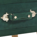 vidaXL zöld bársony éjjeliszekrény 40 x 35 x 40 cm