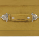 vidaXL mustársárga bársony éjjeliszekrény 40 x 35 x 40 cm