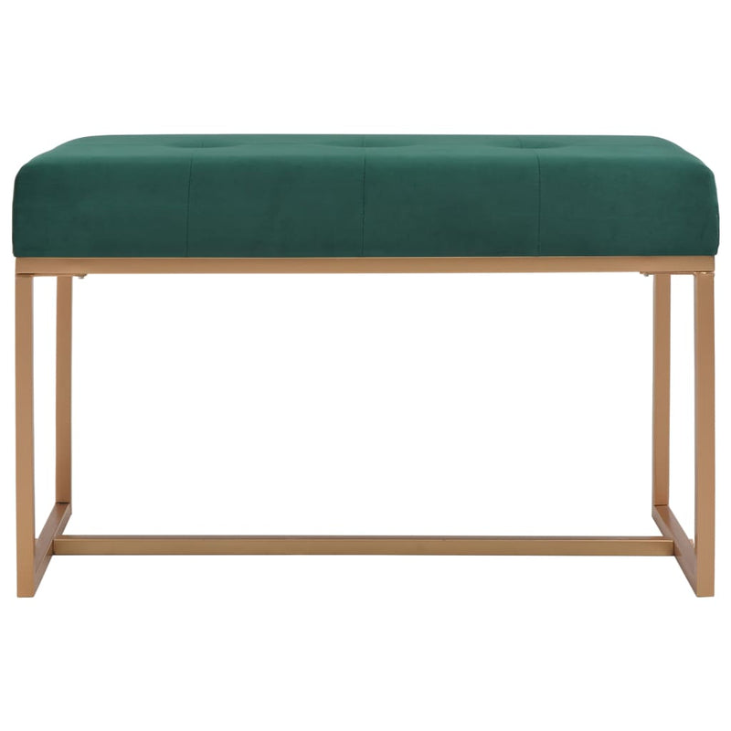 vidaXL zöld bársonypad 80 cm