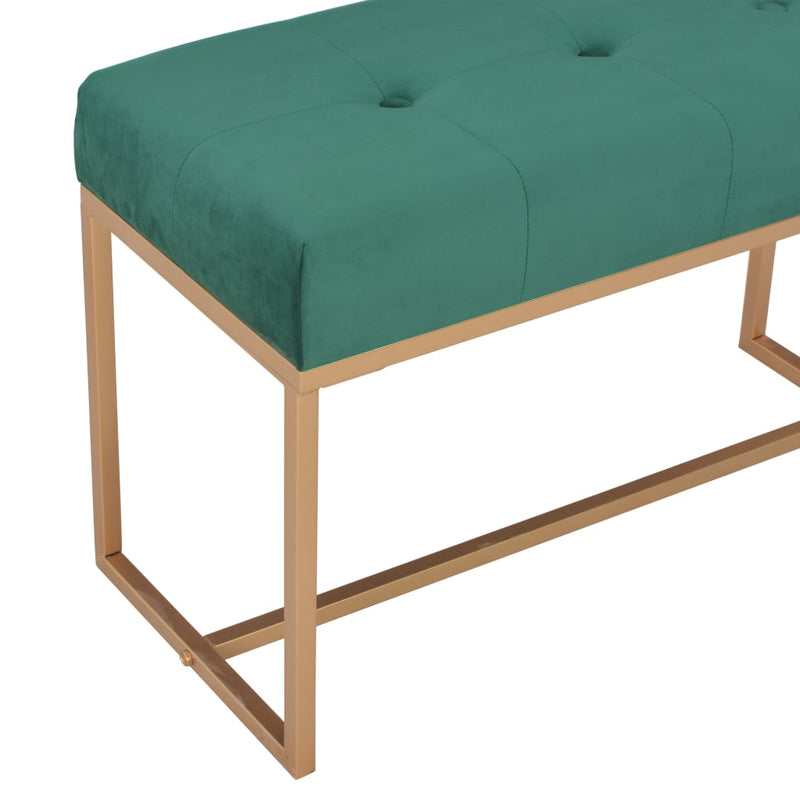 vidaXL zöld bársonypad 80 cm