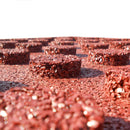 vidaXL 6 darab piros esésvédő, ütéscsillapító gumilap 50 x 50 x 3 cm