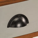 vidaXL tömör akácfa íróasztal 110 x 50 x 90 cm