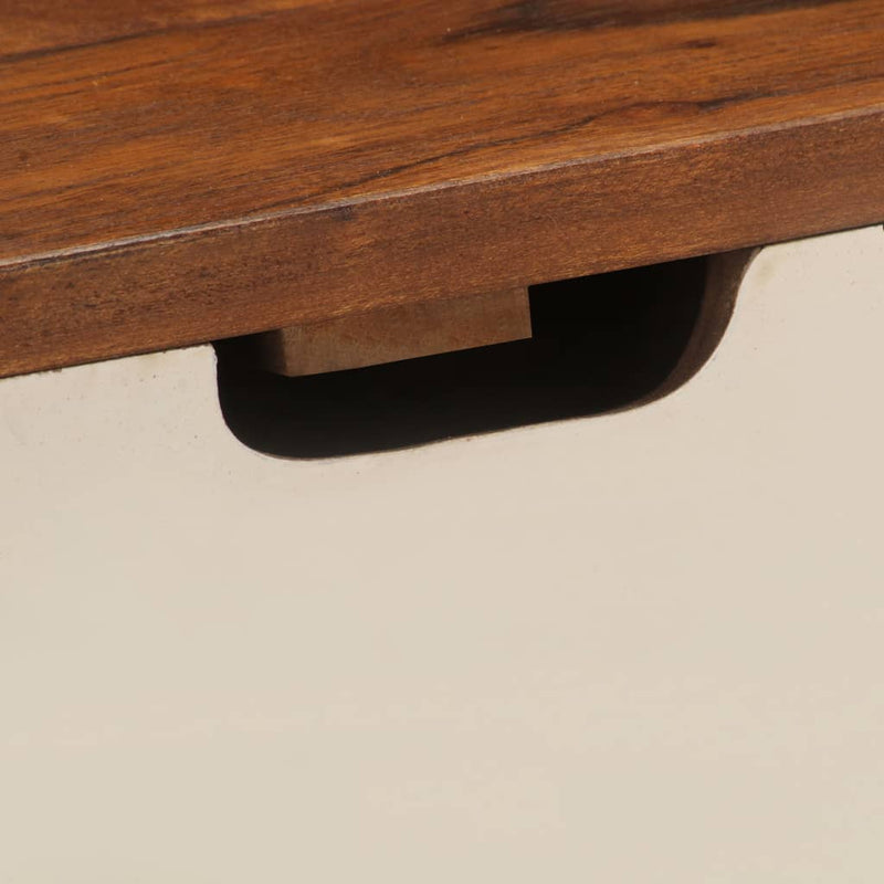 vidaXL tömör akácfa íróasztal 110 x 50 x 90 cm