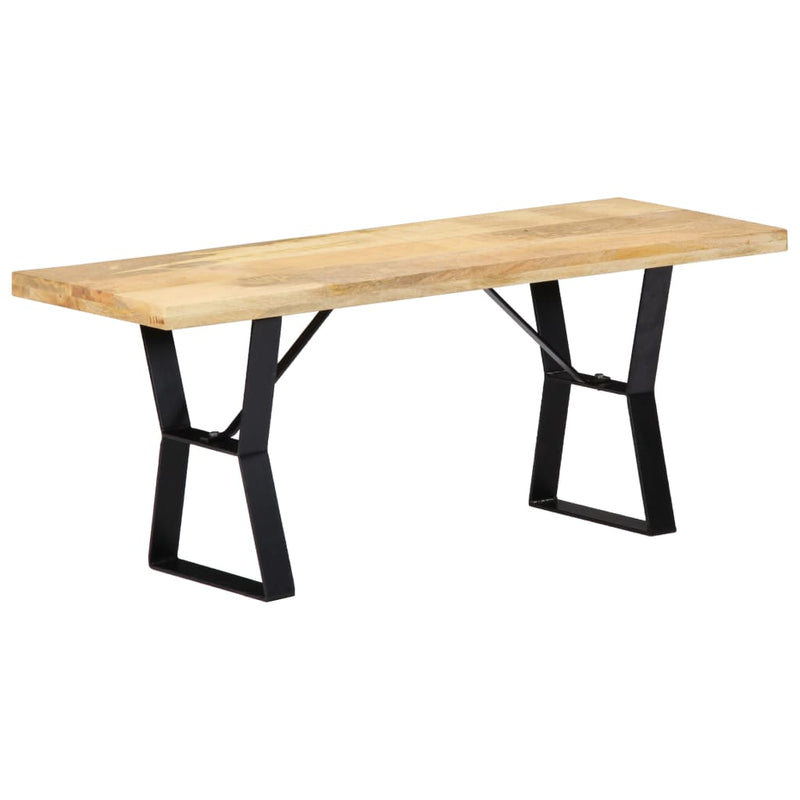 vidaXL tömör mangófa pad 110 cm