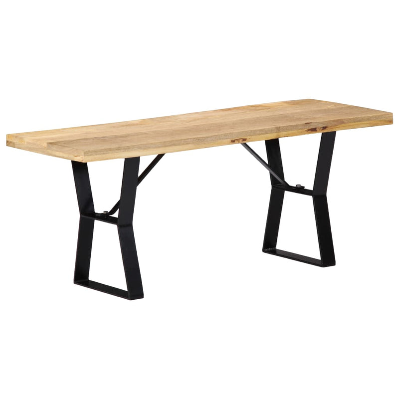 vidaXL tömör mangófa pad 110 cm