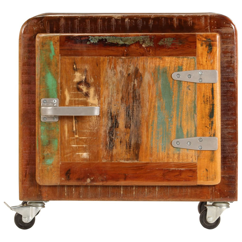 vidaXL tömör újrahasznosított fa éjjeliszekrény 50 x 30 x 50 cm