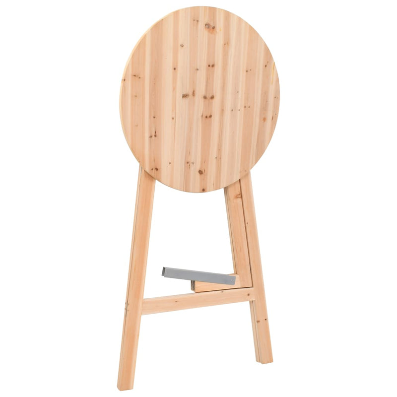 vidaXL összecsukható fenyőfa bárasztal 78 cm