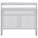 vidaXL fehér bárasztal 2 asztallappal 130 x 40 x 120 cm