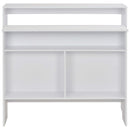 vidaXL fehér bárasztal 2 asztallappal 130 x 40 x 120 cm