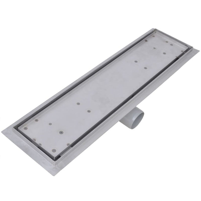 vidaXL 2db lineáris rozsdamentes acél zuhany lefolyó 530 x 140 mm