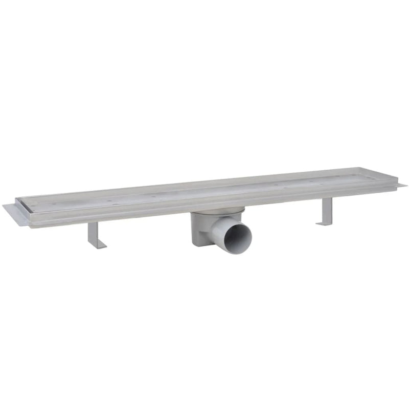 vidaXL 2 db lineáris rozsdamentes acél zuhany lefolyó 630 x 140 mm