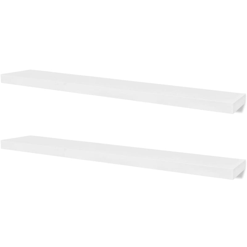 vidaXL 4 db fehér fali polc 120 cm