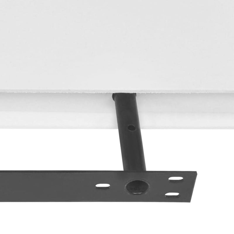vidaXL 4 db fehér fali polc 120 cm