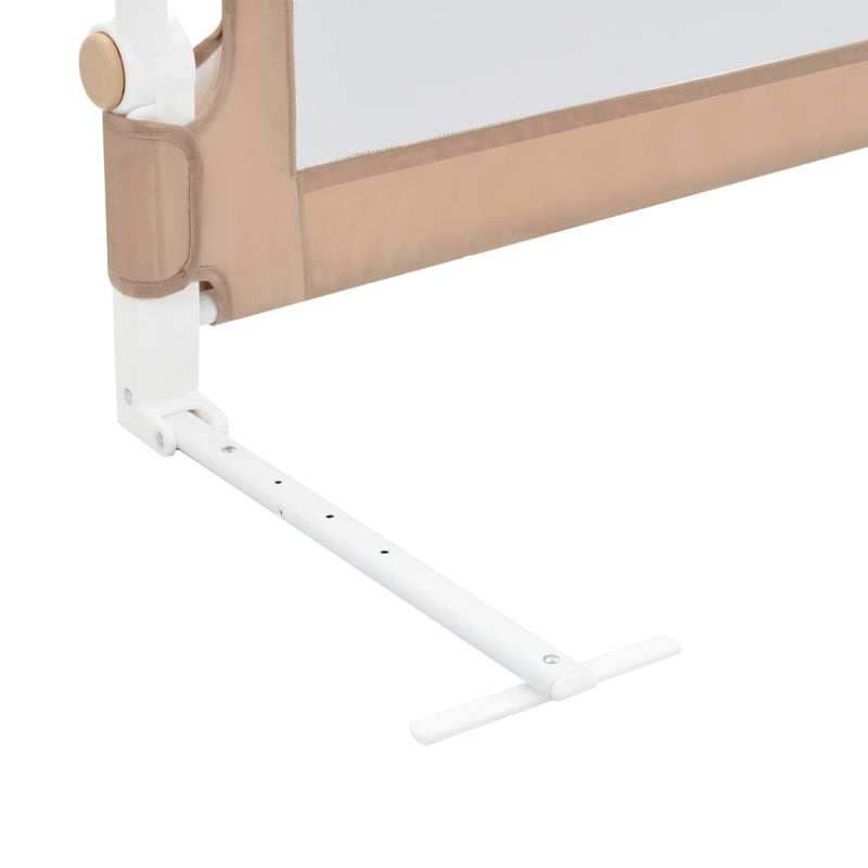 vidaXL szürkésbarna poliészter biztonsági leesésgátló 102 x 42 cm