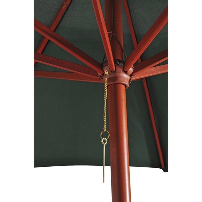 vidaXL zöld napernyő 258 cm
