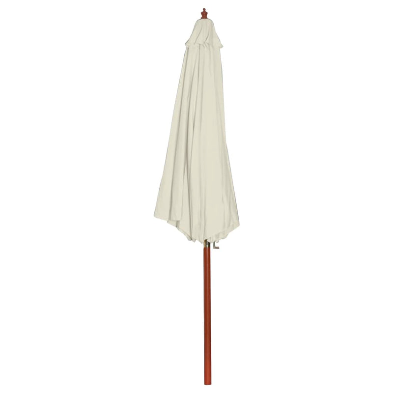 vidaXL homokfehér napernyő 300 x 258 cm