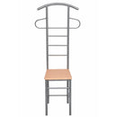 vidaXL 2 db fém szobainas szék