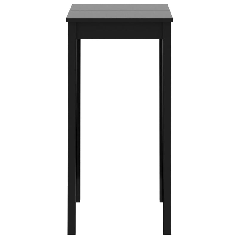 vidaXL fekete MDF bárasztal 55 x 55 x 107 cm