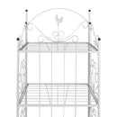 Növény Állvány Szögletes Fehér