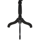 Fekete zsákvászon női próbababa mellszobor