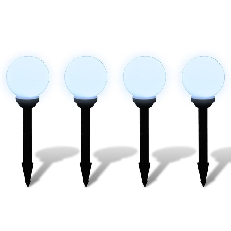 vidaXL 4 db kültéri tüske ösvény LED-es lámpa 15 cm