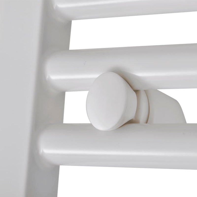 Fürdőszobai egyenes törölközőradiátor központi fűtéssel 600 x 1160 mm
