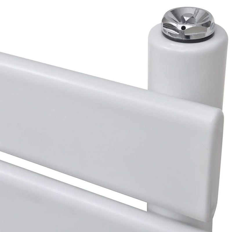 Fürdőszobai egyenes törölközőradiátor központi fűtéssel 600 x 1200 mm