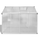 vidaXL megerősített alumínium melegház alapkerettel 4,6 m²